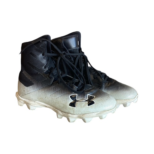 Vist Large View of Product Image Which is Used Under Armour HIGHLIGHT BB/SB Cleats Black Senior 6.5