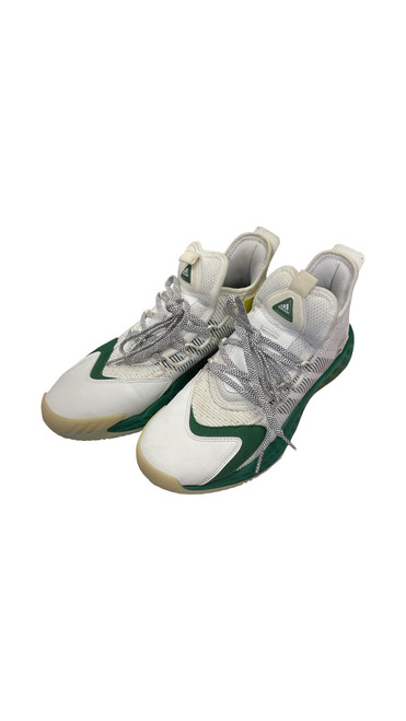 Vist Large View of Product Image Which is Used, Adidas, Basketball Shoes, M, White, Senior, 7.5