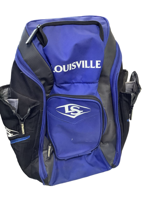 Vist Large View of Product Image Which is Used Louisville Slugger ELUXE BAT BAG BB/SB Player Backpack Royal Blue
