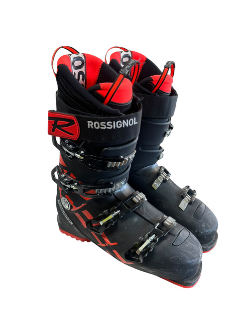 Vist Large View of Product Image Which is Used Rossignol ALL SPEED 120 Mens DH Ski Boot Black 285 MP - M10.5 - W11.5
