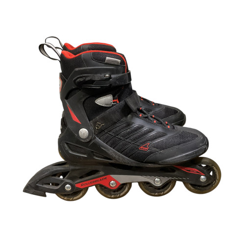 Vist Large View of Product Image Which is Used Rollerblade SZ 8 ZETRA Senior Rec Fitness Skates Black Senior 8