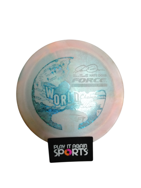 Vist Large View of Product Image Which is Used Discraft FORCE Disc Golf Driver White