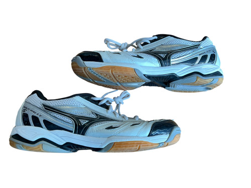 Vist Large View of Product Image Which is Used Mizuno VB Shoes Adult White Senior 10
