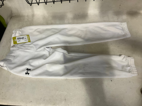 Vist Large View of Product Image Which is Used Under Armour BASEBALL PANTS YM BB/SB Pant Boys White MD