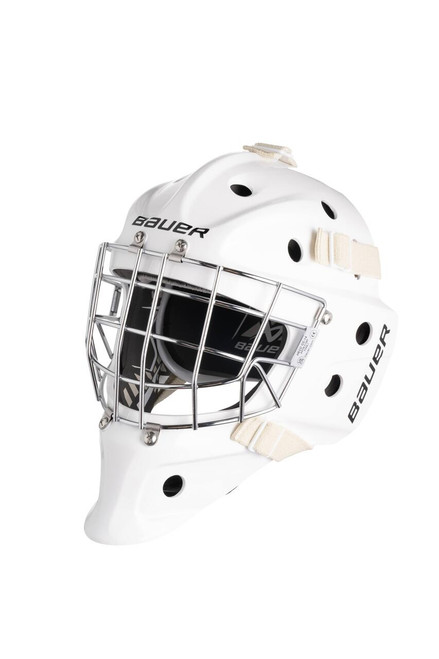 Vist Large View of Product Image Which is New BAUER 930 GOAL MASK-JR WHITE