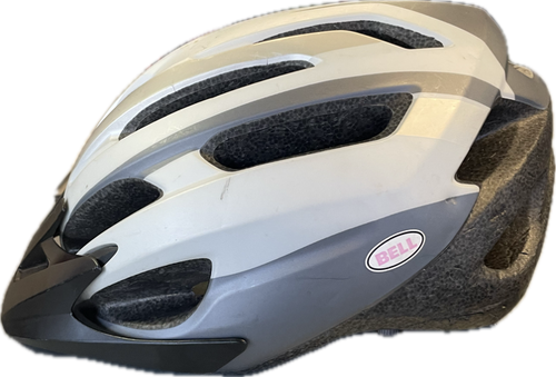 Vist Large View of Product Image Which is Used Bell ADJ Bike Helmet Silver One Size