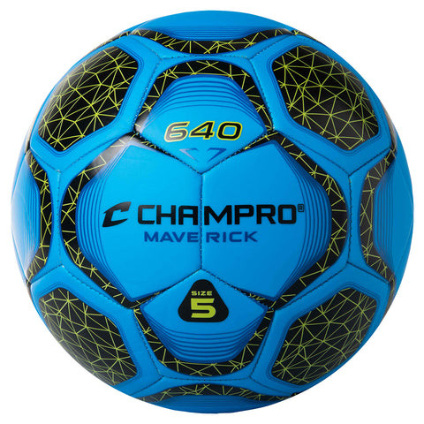 Vist Large View of Product Image Which is New Maverick Soccer Ball Blue 4