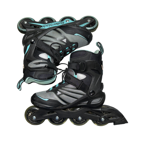 Vist Large View of Product Image Which is Used Rollerblade ZETRABLADE Senior Roller Quad Skates Black Senior 7