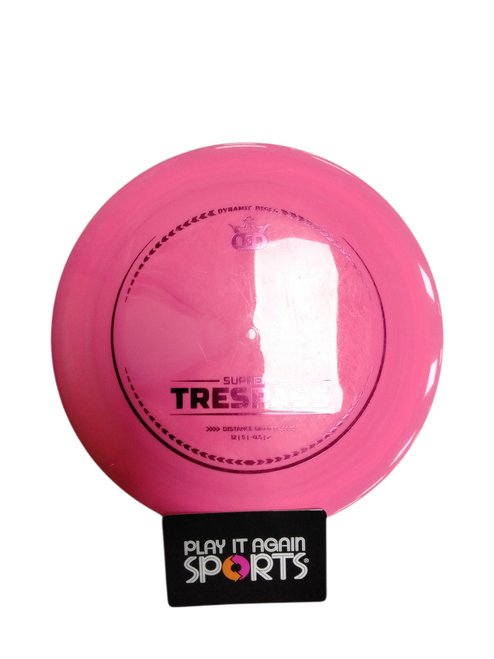 Vist Large View of Product Image Which is Used Dynamic Discs TRESPASS Disc Golf Driver Red