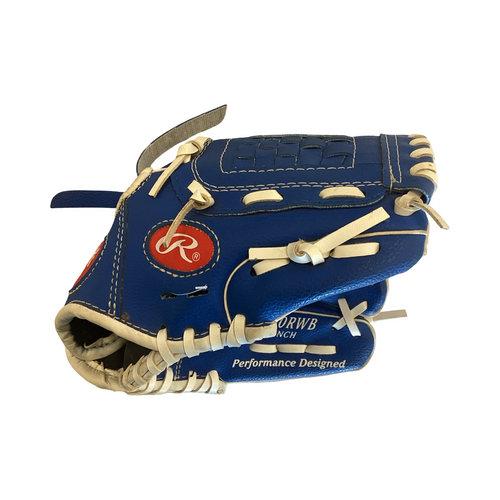 Vist Large View of Product Image Which is Used Rawlings PLAYER SERIES 9 INCH GLOVE BB/SB Glove RH Throw Royal Blue 9"