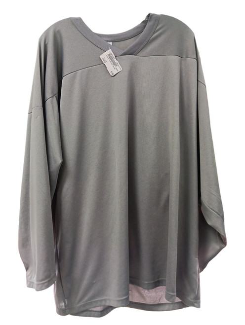 Vist Large View of Product Image Which is Used Hockey Practice Jersey Grey LG