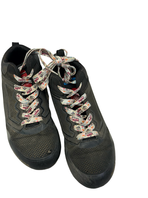 Vist Large View of Product Image Which is Used Rawlings MACH MAX CURVE MID Baseball & Softball Cleats Black Junior 01.5