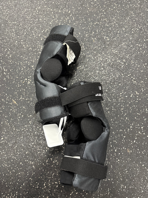 Vist Large View of Product Image Which is Used STX STALLION 75 ELS Lacrosse Arm Pads/Guards Grey MD