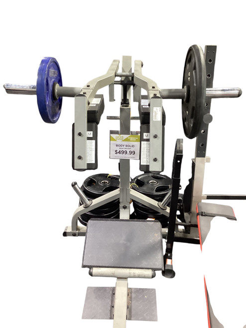 Vist Large View of Product Image Which is Used Body Solid SQUAT MACHINE Home Gym No Plates