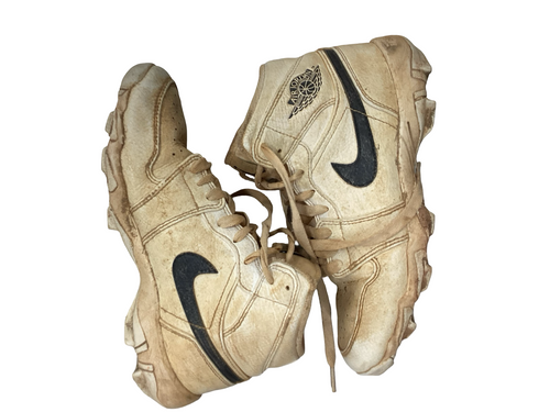 Vist Large View of Product Image Which is Used Nike AIR JORDAN BB/SB Cleats White Junior 05