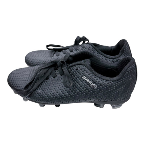 Vist Large View of Product Image Which is Used Brava Soccer Cleats Black Junior 04.5