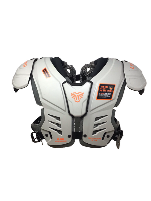 Vist Large View of Product Image Which is Used LEGION M-80 ALL PURPOSE FB Shoulder Pads Grey MD
