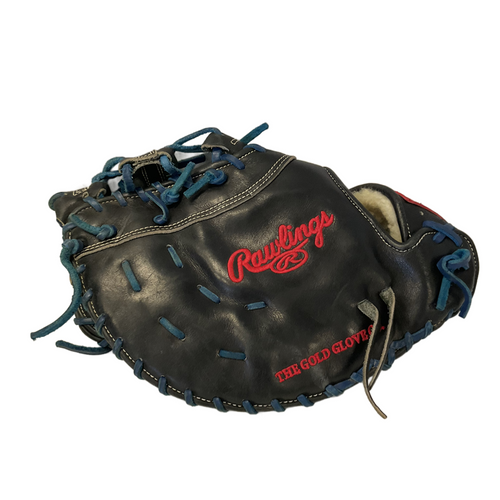 Vist Large View of Product Image Which is Used Rawlings PLAYER PREFERRED FB MITT BB/SB First Base RH Throw Black 12 3/4"