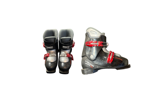 Vist Large View of Product Image Which is Used Head CARVE X2 Boys DH Ski Boot Black 225 MP - J04.5 - W5.5