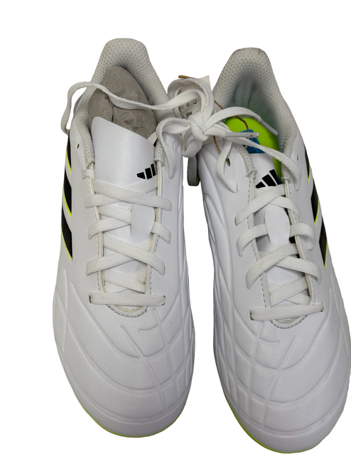 Vist Large View of Product Image Which is New Adidas COPA PURE .4 FxG GZ2551 Soccer Cleats White Junior 03 - No Box