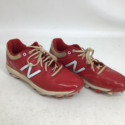 Vist Large View of Product Image Which is Used New Balance FRESH FOAM X 3000V7 SR 11 BB CLEAT BB/SB Cleats Grey Senior 11