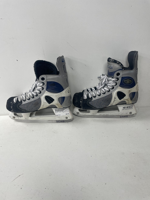 Vist Large View of Product Image Which is Used CCM TACKS 455 Intermediate Hockey Skate Intermediate 4.0