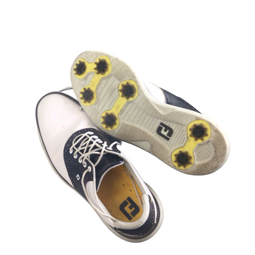 Vist Large View of Product Image Which is Used Foot Joy Mens Golf Shoes White Senior 11