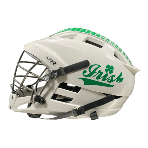 Vist Large View of Product Image Which is Used Cascade CSR Lacrosse Helmet White One Size