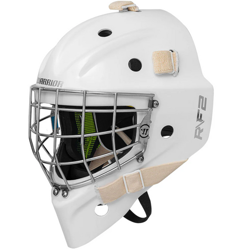 New F2E Goalie Mask Jr WHT 11821-WARF2EJCSQ3WHOS