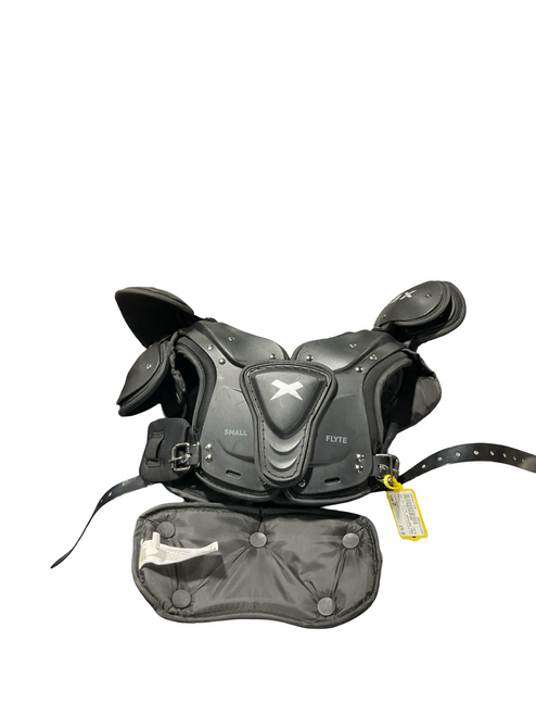 Vist Large View of Product Image Which is Used Xenith FLYTE SHOULDER PADS FB Shoulder Pads Black SM