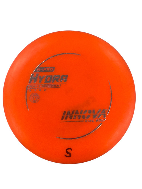 Vist Large View of Product Image Which is Used Innova HYDRA Disc Golf Putter Orange