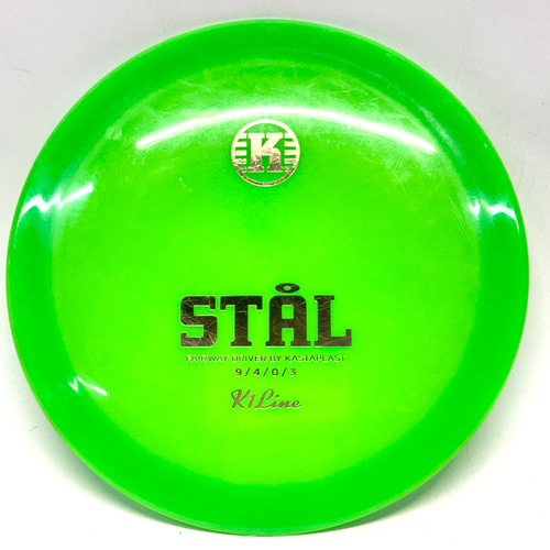 Vist Large View of Product Image Which is Used Kastaplast STAL Disc Golf Driver Green