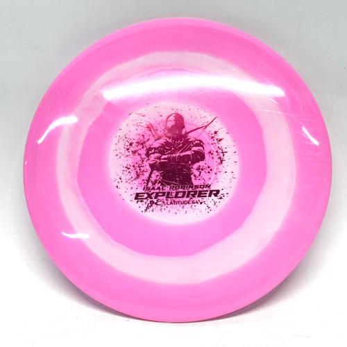 Vist Large View of Product Image Which is Used Latitude 64 EXPLORER ISAAC ROBINSON Disc Golf Driver Pink