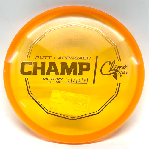 Vist Large View of Product Image Which is Used Clash Discs CHAMP Disc Golf Putter Orange