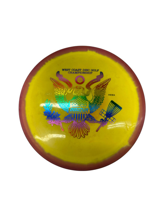 Vist Large View of Product Image Which is Used Innova WRAITH Disc Golf Driver Yellow 173g