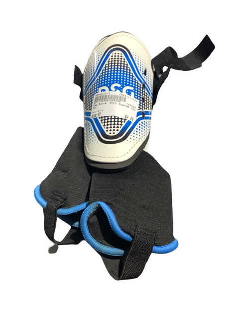 Vist Large View of Product Image Which is Used Dsg Soccer Shin Guards Youth White SM