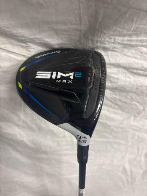 Vist Large View of Product Image Which is Used Taylormade SIM 2 MAX Mens Fairway Wood LH 3 Wood