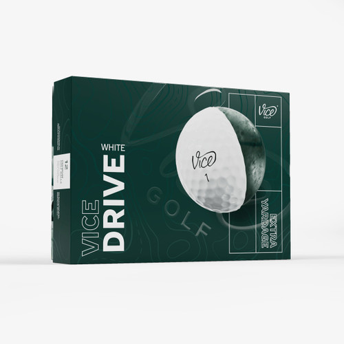 Vist Large View of Product Image Which is New Drive White 12pk Golf Balls