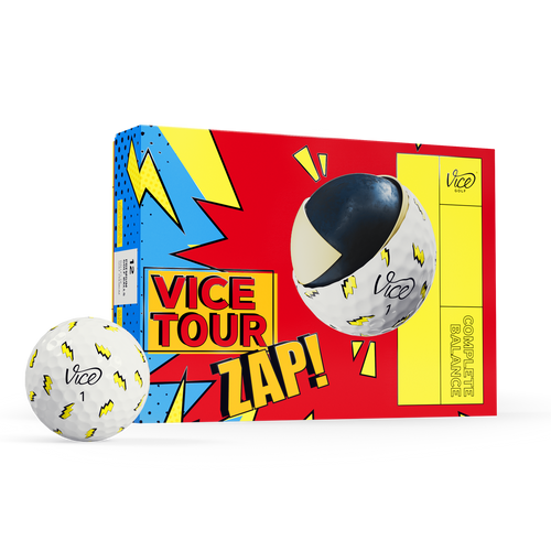 Vist Large View of Product Image Which is New Tour Zap 12pk Golf Balls