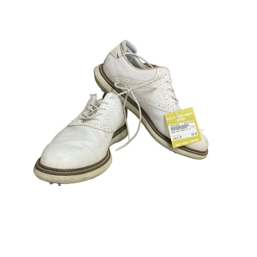 Vist Large View of Product Image Which is Used Mens Golf Shoes White Senior 10