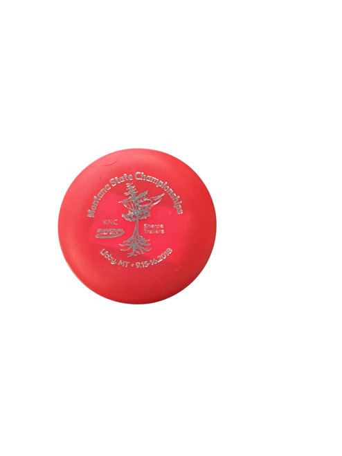 Vist Large View of Product Image Which is Used Innova MINI DISC KNC Other Golf Disc Red