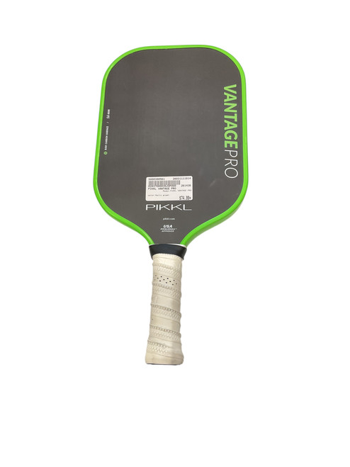 Vist Large View of Product Image Which is Used PIKKL VANTAGE PRO Pickleball Racquet Kelly green