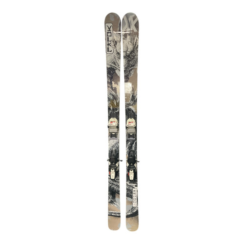 Vist Large View of Product Image Which is Used Volkl KENDO Mens DH Ski/Binding Grey 170 cm