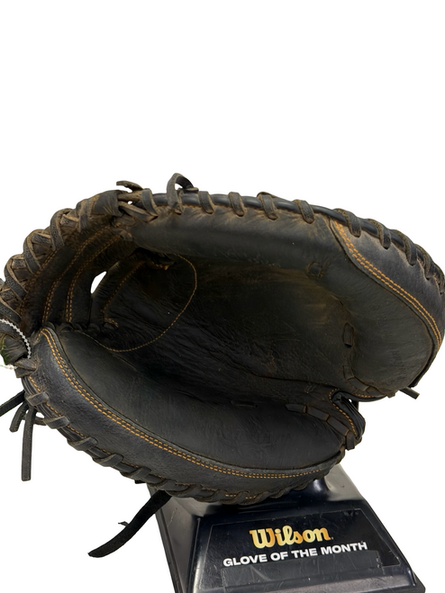 Vist Large View of Product Image Which is Used Rawlings RENEGADE RCM325B Baseball Catchers Mitt RH Throw Black 32 1/2"