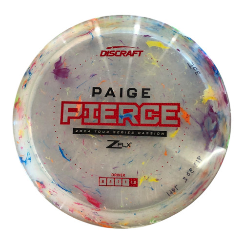 Vist Large View of Product Image Which is Used Discraft (Has Ink) PAIGE PIERCE 2024 TOUR SERIES PASSION Disc Golf Driver None 173g