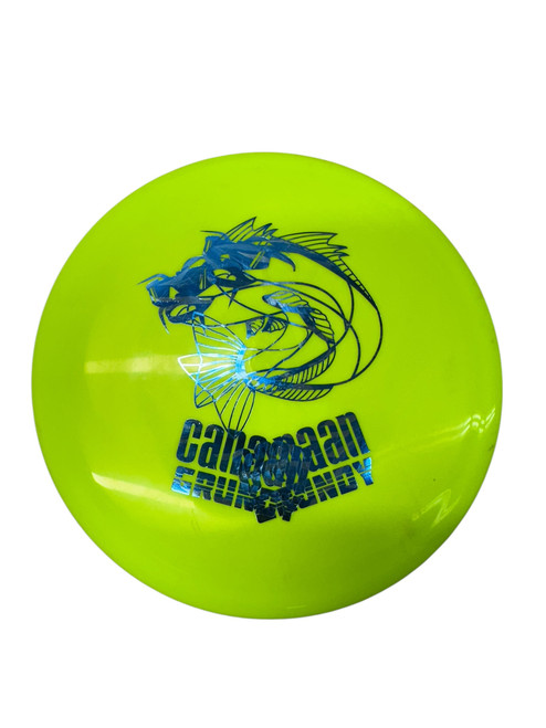 Vist Large View of Product Image Which is Used Discraft TEEBIRD Disc Golf Driver Optic Yellow 168g