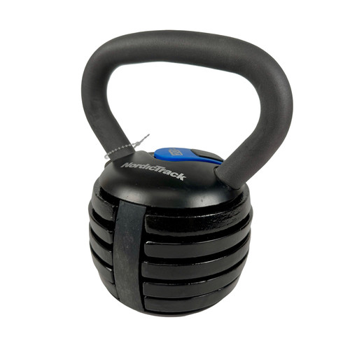 Vist Large View of Product Image Which is Used Nordic Track ADJUSTABLE KETTLE BELL 20 lb Max