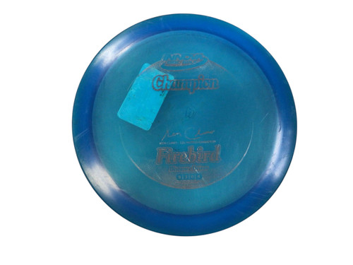 Vist Large View of Product Image Which is Used Innova CHAMP FIREBIRD KEN CLIMO 12X Disc Golf Driver Royal Blue 167g