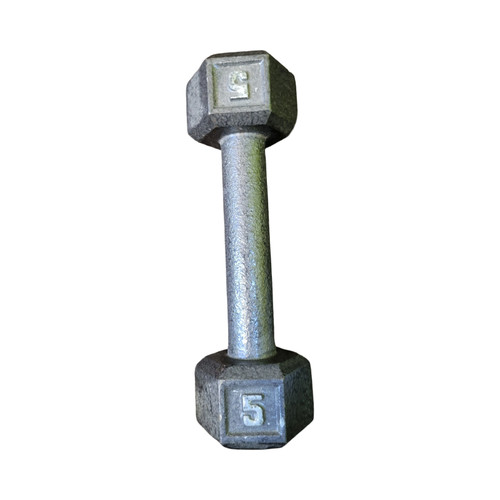 Vist Large View of Product Image Which is Used DUMBBELL 5LB Hex Dumbbell (Each) 5 lb