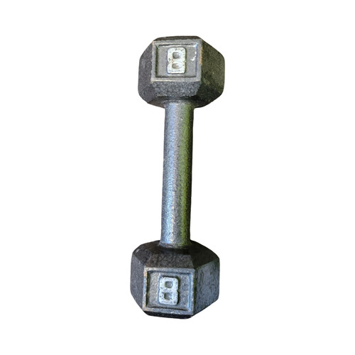 Vist Large View of Product Image Which is Used DUMBBELL 8LB Hex Dumbbell (Each) 8 lb